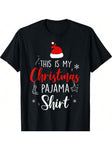 Funny Christmas PJ Pajama Men Women PJS For Family T-Shirt