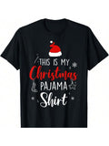 Funny Christmas PJ Pajama Men Women PJS For Family T-Shirt