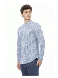 Baldinini TREND Geometric Print Shirt - Blue