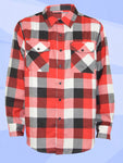 Men's Woven Plaid Flannel Long Sleeve Brushed Casual Fitted Normal Shacket