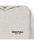 Fear of God Essentials Men's Hoodie 'Light Oatmeal' Winter Boyfriend Style Streetwear Sport Basic Tops