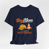 The Shift Shop — Boy Mom — A Masterclass in Risk Management (T-Shirt)