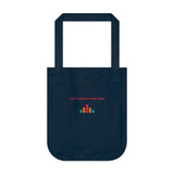 Surviving on Caffeine & Peer-Reviewed Data - Graphic Organic Canvas Tote