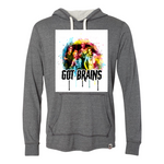 Zombie Got Brains Triblend Hooded Pullover - MapleARTUS