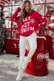 LET IT SNOW Christmas Holiday Sweater