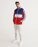 Mens Lightweight Windbreaker Jacket with Hood and Zipper Closure - - MapleARTUS