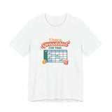 I have a spreadsheet for that - Graphic T-Shirt