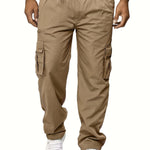 Spring-Ready Durable Cargo Pants: Comfort Fit, Multi-Pocket, Easy-Care - Perfect for Outdoor