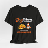 The Shift Shop — Boy Mom — A Masterclass in Risk Management (T-Shirt)