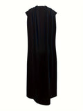 Stunning Long Sleeveless Evening Gown - Dresses for Women with Zipper Closure, Elegant Design, Comfortable Polyester Spandex Fabric, Suitable for Formal Occasions and Parties