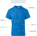 Unisex Adult Heavy Cotton T-Shirt, Style G5000, Multipack