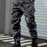 Ultimate Camo Cargo Pants for Men - Soft Comfort Fit, Ample Versatile Pockets, Street-Style Drawstring Design, Durable All-Season Wear, and Relaxed Fit for Everyday Adventures