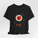 The Shift Shop — Outcomes Over Optics — Target (T-Shirt)