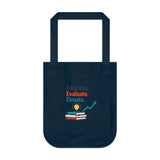 The Shift Shop — Educate Evaluate Elevate (Canvas Tote)