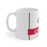 Surviving on caffeine and chaos. - 11oz Ceramic Mug
