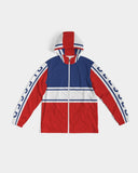 Mens Lightweight Windbreaker Jacket with Hood and Zipper Closure - - MapleARTUS