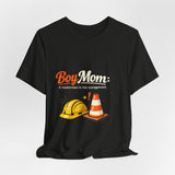 The Shift Shop — Boy Mom — A Masterclass in Risk Management — Light (T-Shirt)