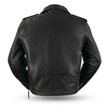 Superstar - Men's Leather Motorcycle Jacket - MapleARTUS