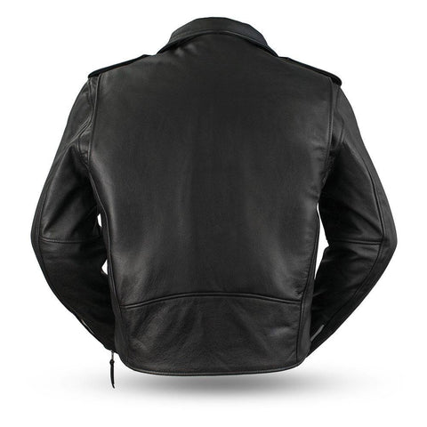 Superstar - Men's Leather Motorcycle Jacket - MapleARTUS