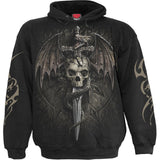 DRACO SKULL - Hoody Black - MapleARTUS