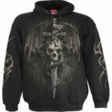 DRACO SKULL - Hoody Black - MapleARTUS