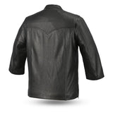 Mesa - Men's Motorcycle Leather Shirt - MapleARTUS