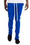 HOLIDAY TRACK PANTS- ROYAL/ WHITE - MapleARTUS