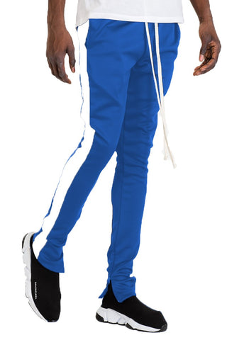 HOLIDAY TRACK PANTS- ROYAL/ WHITE - MapleARTUS