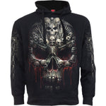 DEATH BONES - Side Pocket Hoody Black - MapleARTUS