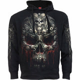DEATH BONES - Side Pocket Hoody Black - MapleARTUS