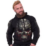 DEATH BONES - Side Pocket Hoody Black - MapleARTUS