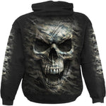 CAMO-SKULL - Hoody Black - MapleARTUS