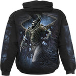 WINGED SKELTON - Hoody Black - MapleARTUS