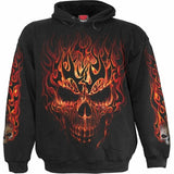 SKULL BLAST - Hoody Black - MapleARTUS