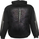 RIPPED - Side Pocket Hoody Black - MapleARTUS