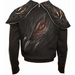 BREAKING OUT - Split Zip Hoody Black - MapleARTUS
