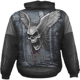 THRASH METAL - Allover Hoody Black - MapleARTUS