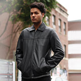 Indiana - Men's Leather Jacket - MapleARTUS