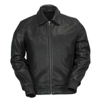 Castor - Men's Bomber Leather Jacket - MapleARTUS