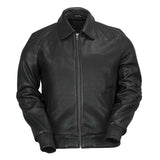Castor - Men's Bomber Leather Jacket - MapleARTUS