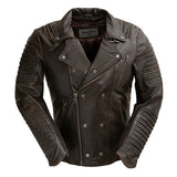 Brooklyn - Men's Leather Jacket - MapleARTUS