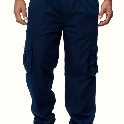 Spring-Ready Durable Cargo Pants: Comfort Fit, Multi-Pocket, Easy-Care - Perfect for Outdoor