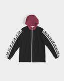 Mens Lightweight Windbreaker Jacket with Hood and Zipper Closure - - MapleARTUS