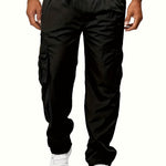 Spring-Ready Durable Cargo Pants: Comfort Fit, Multi-Pocket, Easy-Care - Perfect for Outdoor