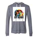 Zombie Got Brains Triblend Hooded Pullover - MapleARTUS