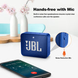 JBL GO 2 Wireless Bluetooth Speaker IPX7 Waterproof With Mic - MapleARTUS