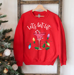 Let's Get Lit Christmas Sweatshirt - MapleARTUS