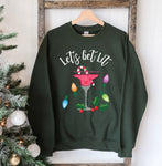 Let's Get Lit Christmas Sweatshirt - MapleARTUS