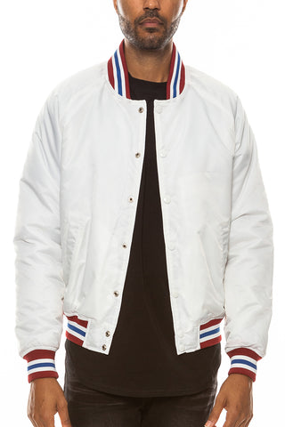 Classic Varsity Bomber Jacket - MapleARTUS