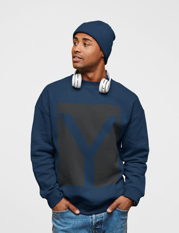 Mens Y Logo Crewneck Sweatshirt - MapleARTUS